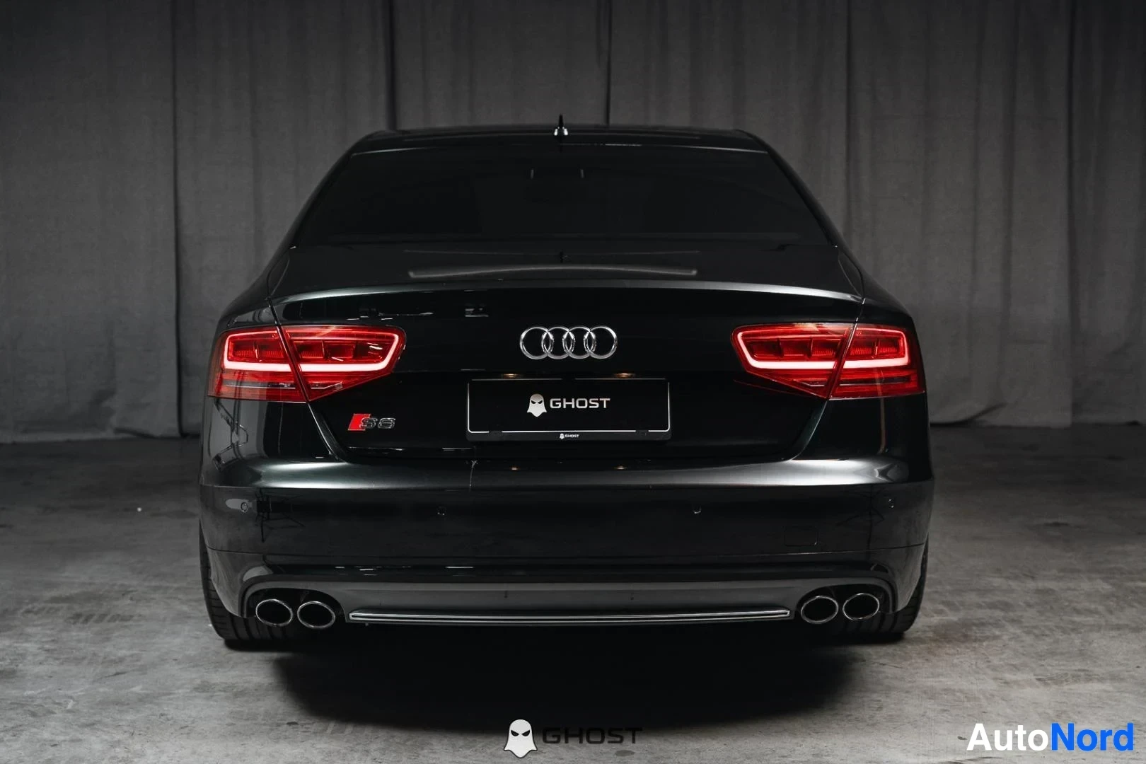 Black Audi S8 2013, rear, photo 7
