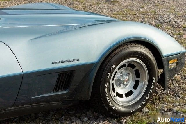 Sininen Chevrolet Corvette 1982, yksityiskohta, kuva 15