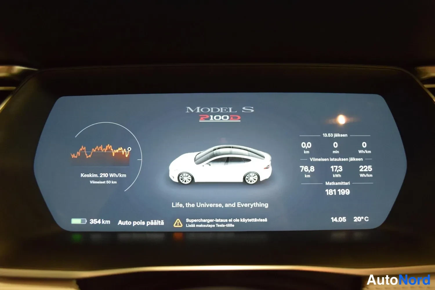 Valkoinen Tesla Model S 2017, kuva 22