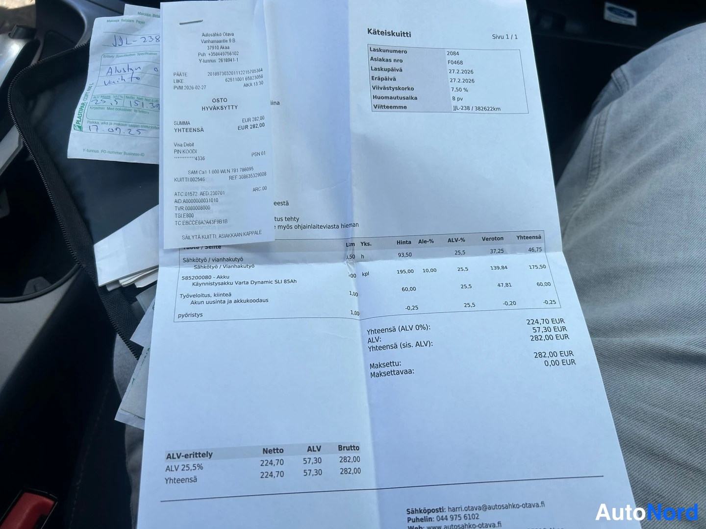 Valkoinen Ford Kuga 2014, asiakirja, kuva 26