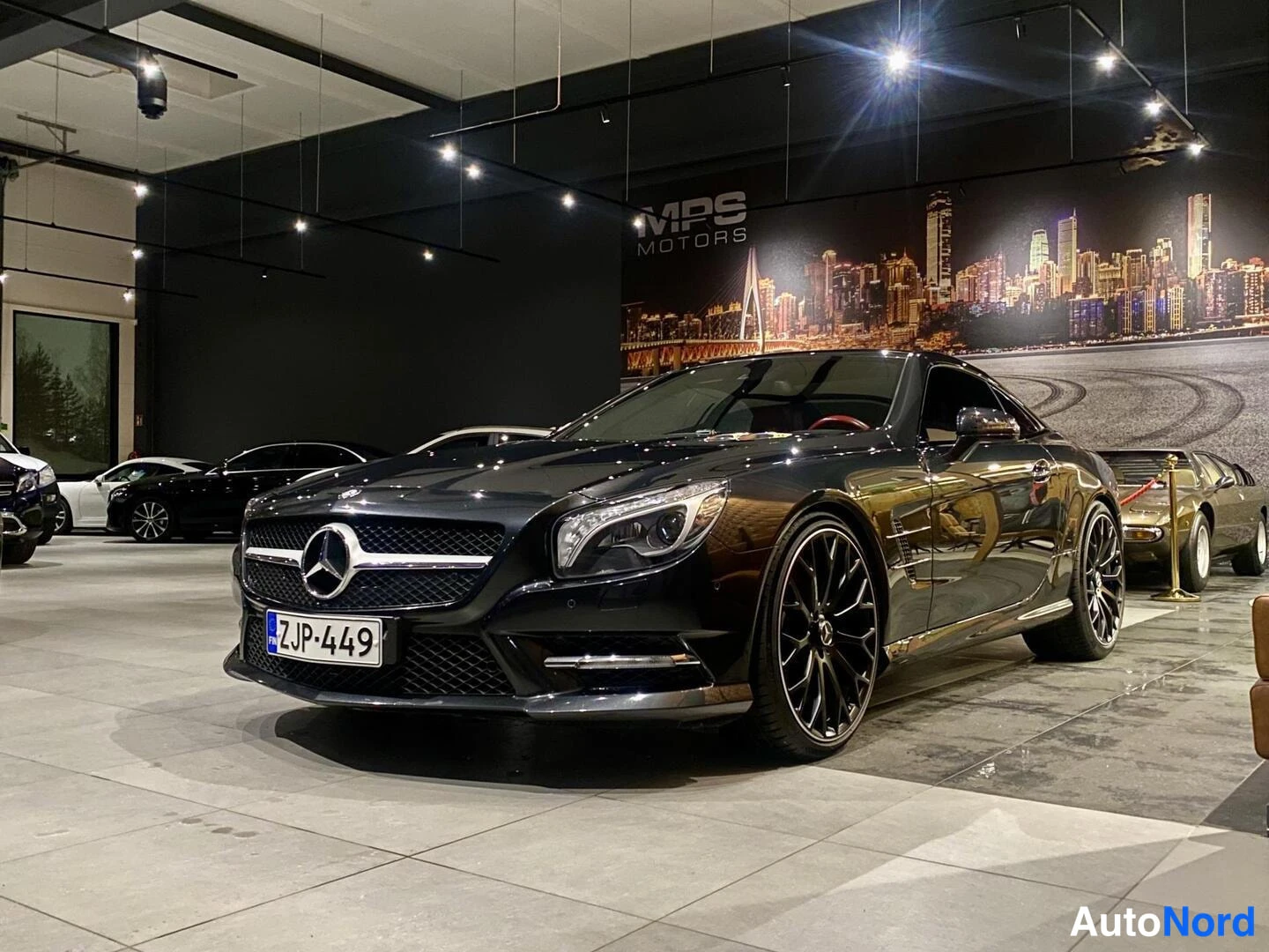 Mercedes-Benz SL 500 BE AMG, Finnish-market car, Navigation, Designo 2012