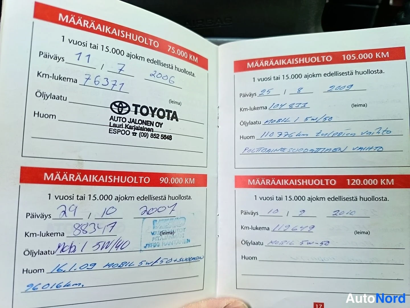 Harmaa Toyota Camry 2001, asiakirja, kuva 25