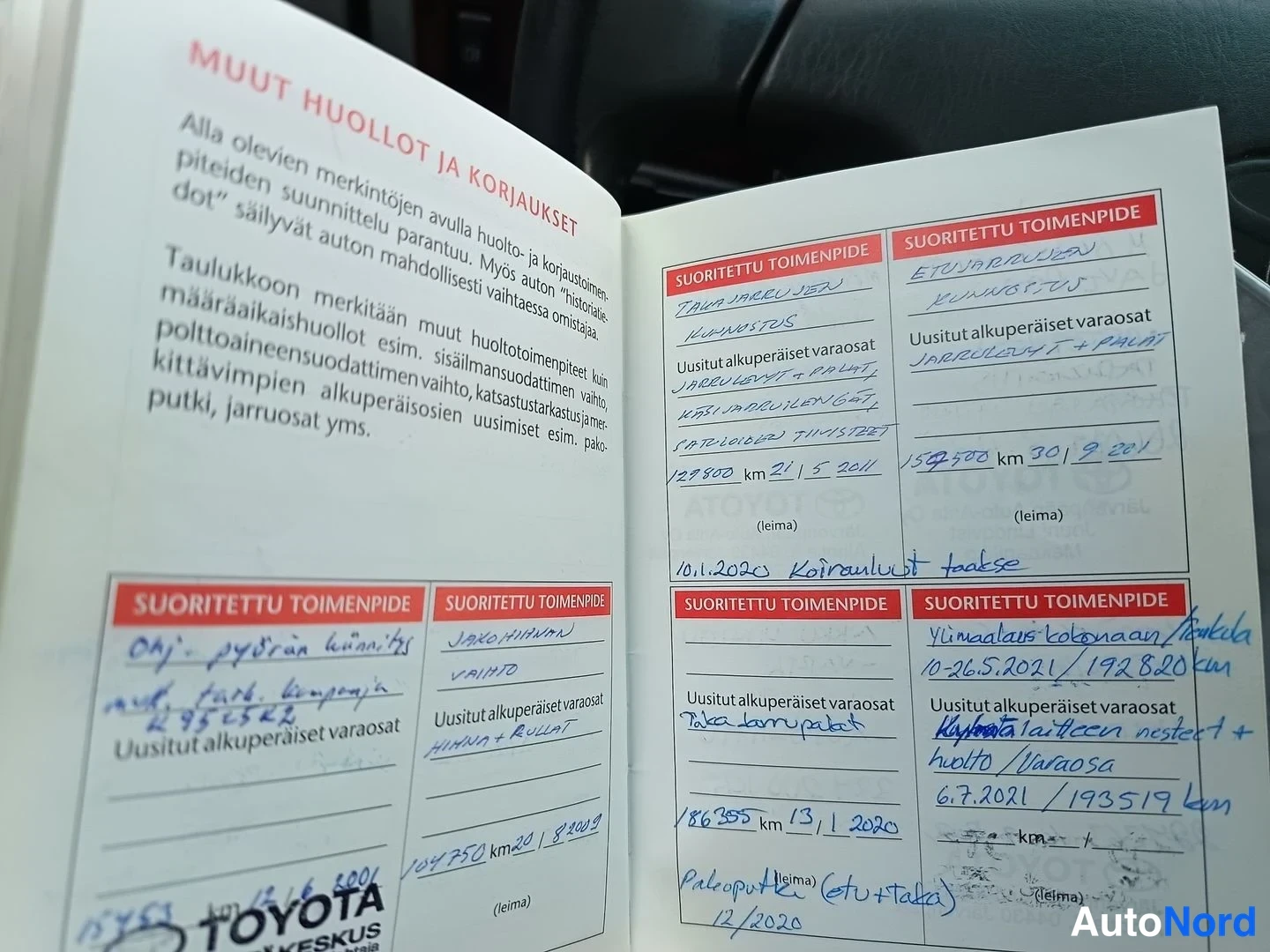 Harmaa Toyota Camry 2001, asiakirja, kuva 28