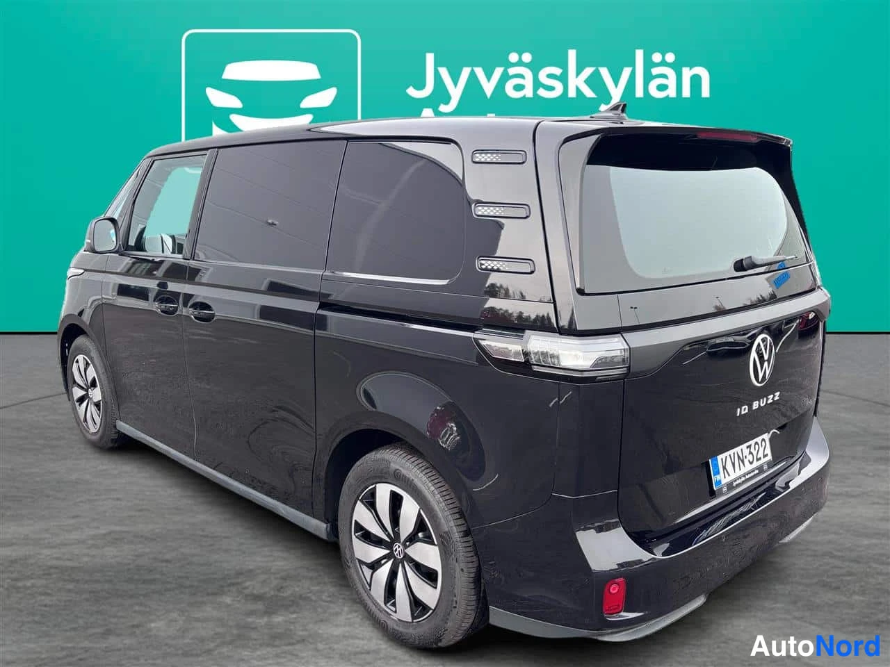Musta Volkswagen ID. Buzz 2023, takaviisto, kuva 4