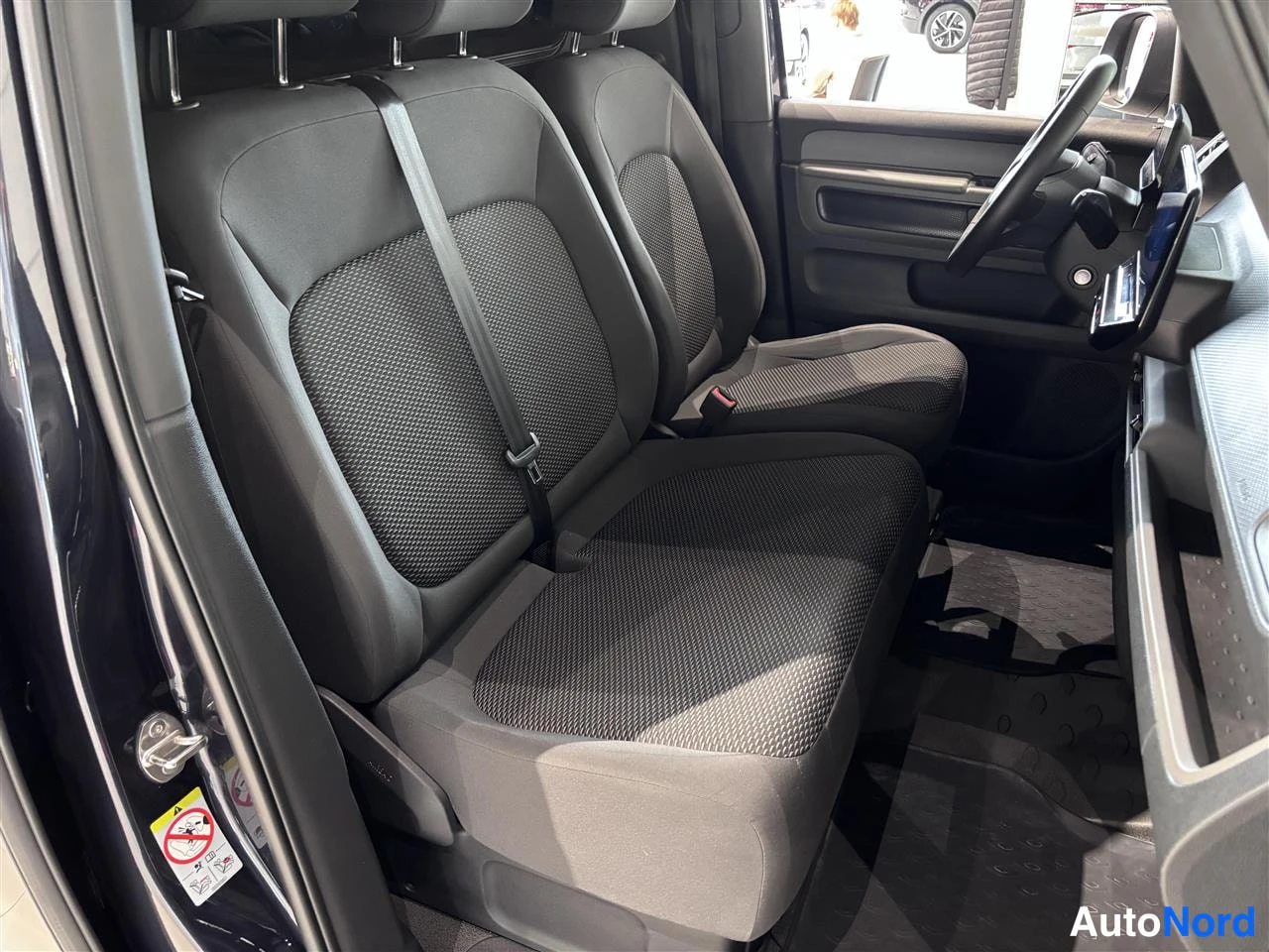 Blue Volkswagen ID. Buzz 2022, front seats, photo 11