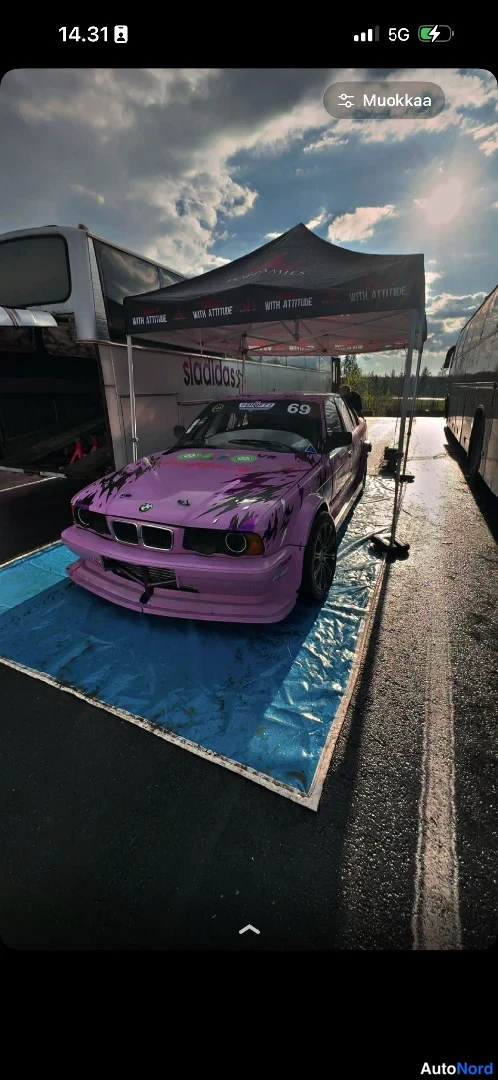 Violetti BMW 525i 1989, kuva 8