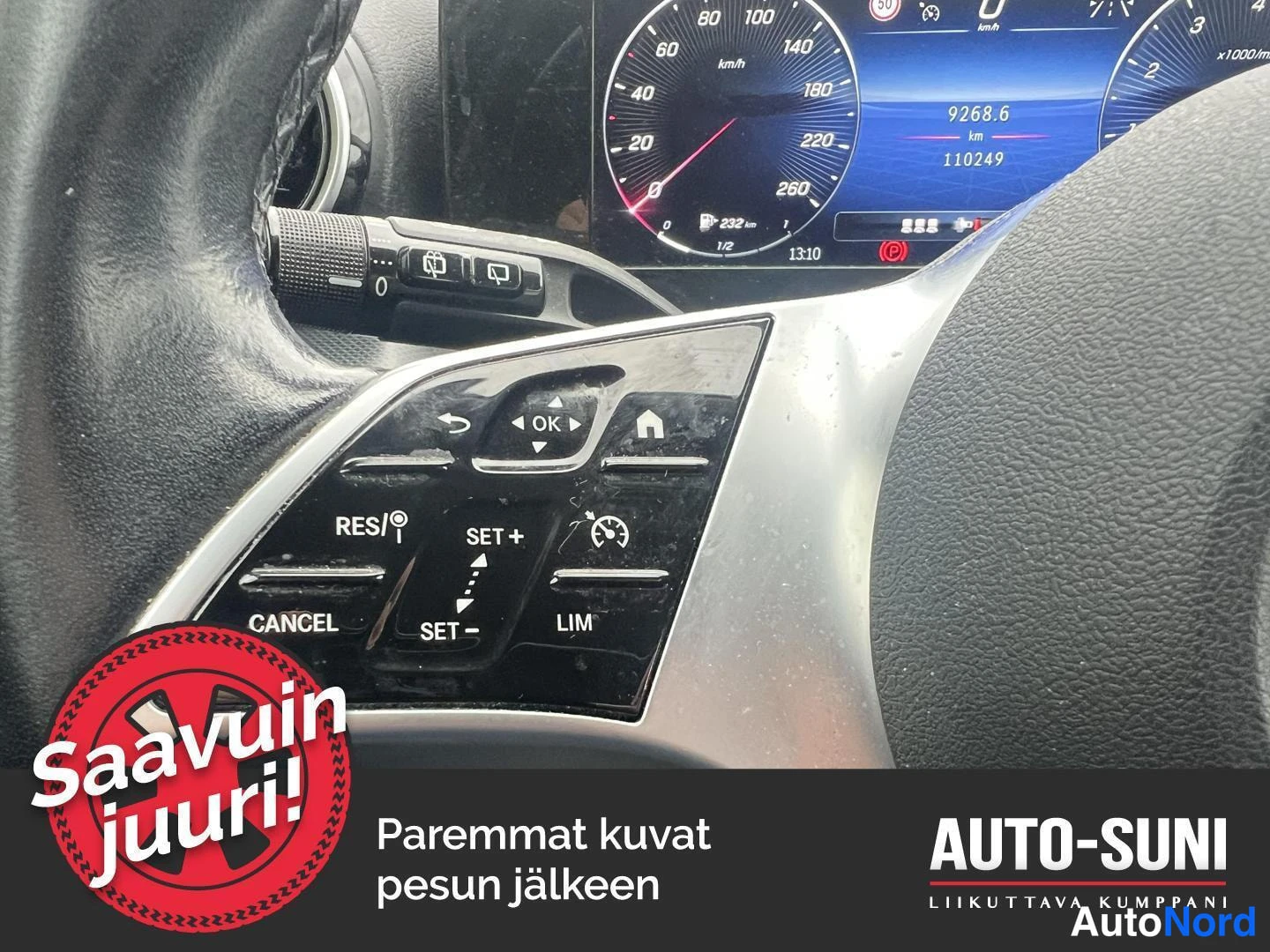 Valkoinen Mercedes-Benz C 2022, yksityiskohta, kuva 9
