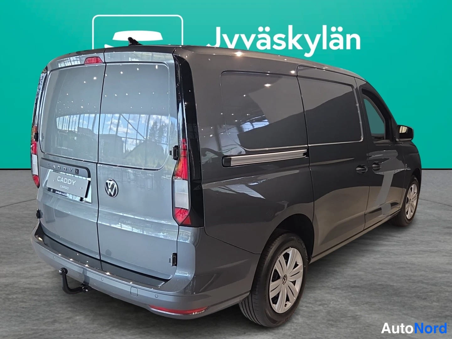 Harmaa Volkswagen Caddy 2026, takaviisto, kuva 5