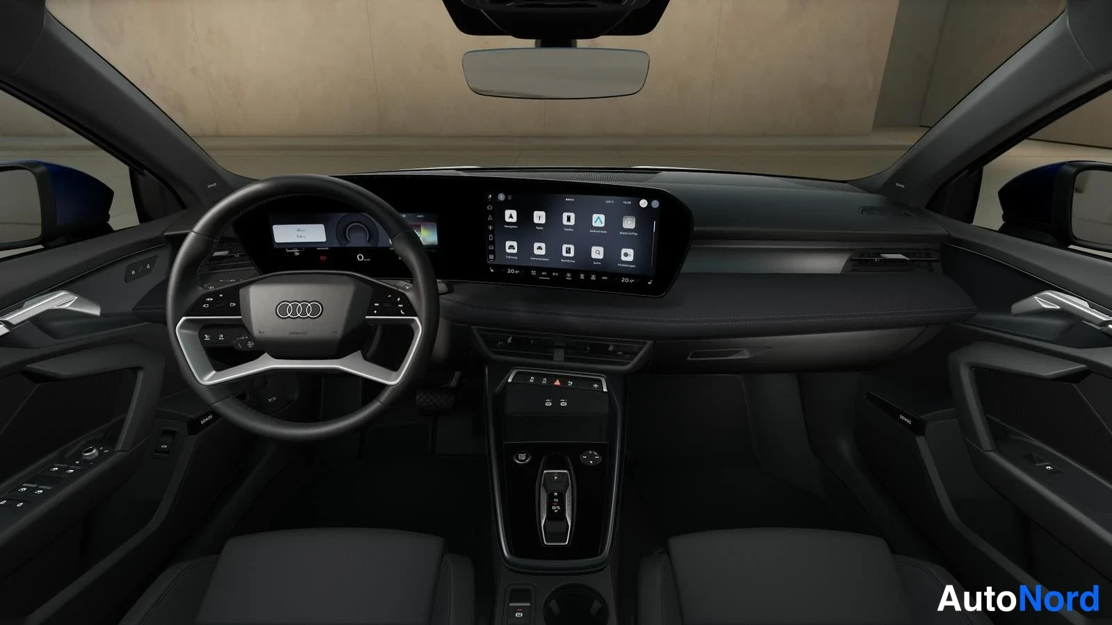 Sininen Audi A3 Sportback 2026, ohjaamo, kuva 5