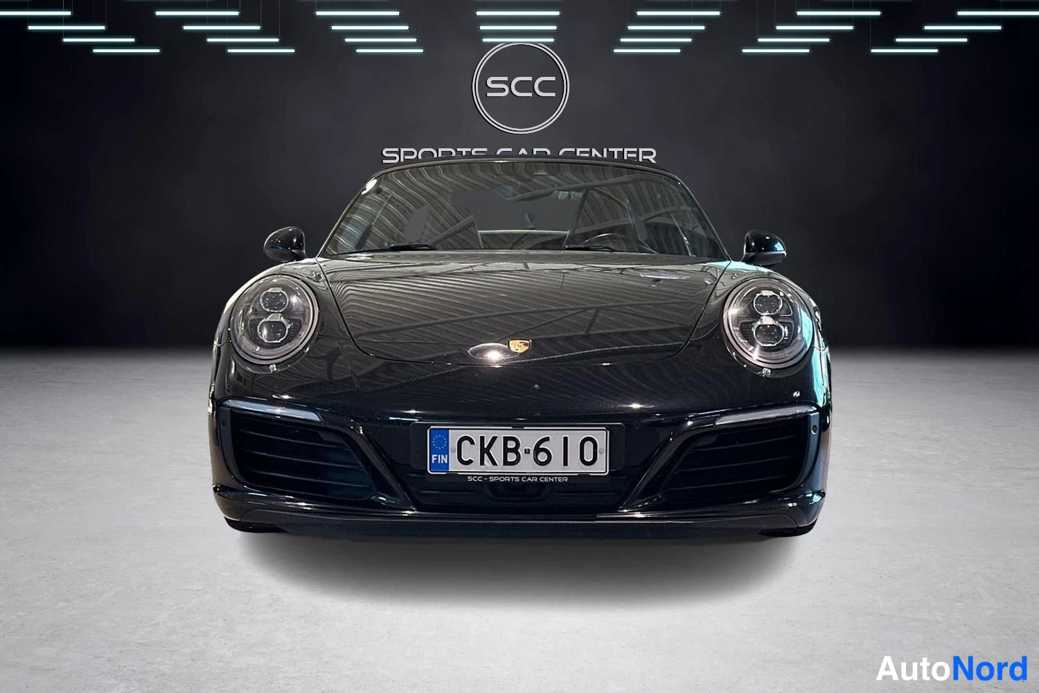 Musta Porsche Targa 2017, edestä, kuva 4