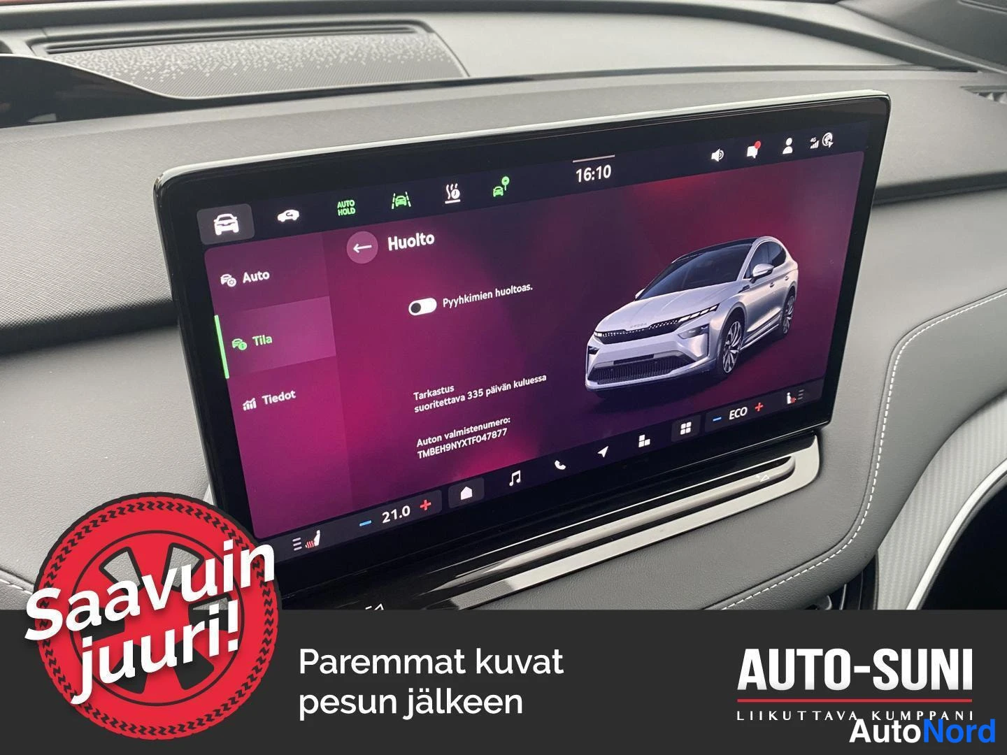 Punainen Skoda Enyaq 2026, yksityiskohta, kuva 28