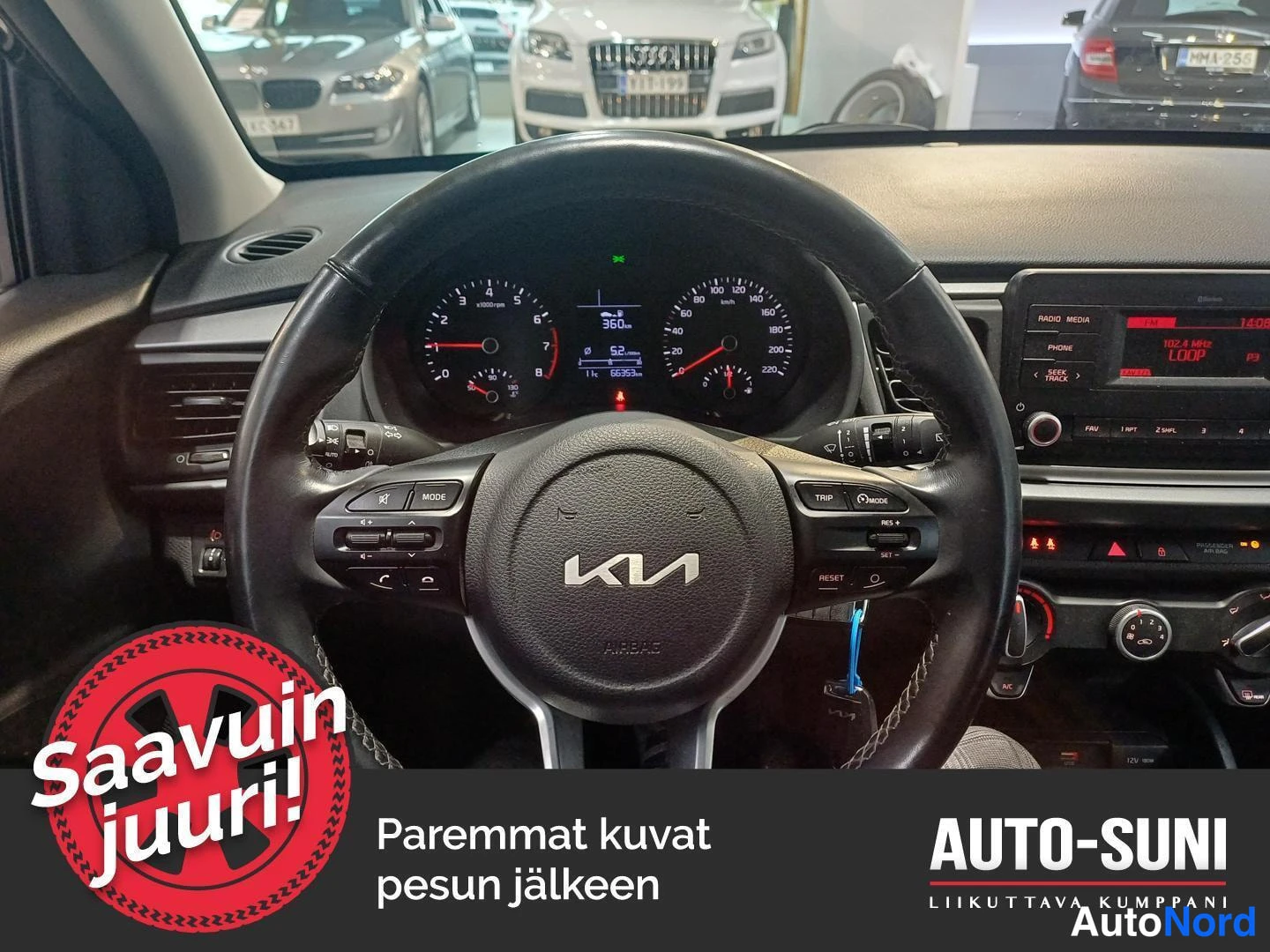 Black Kia Rio 2022, detail, photo 7