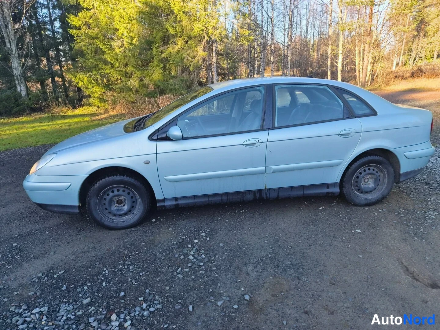 Harmaa Citroen C5 2003, sivulta, kuva 7