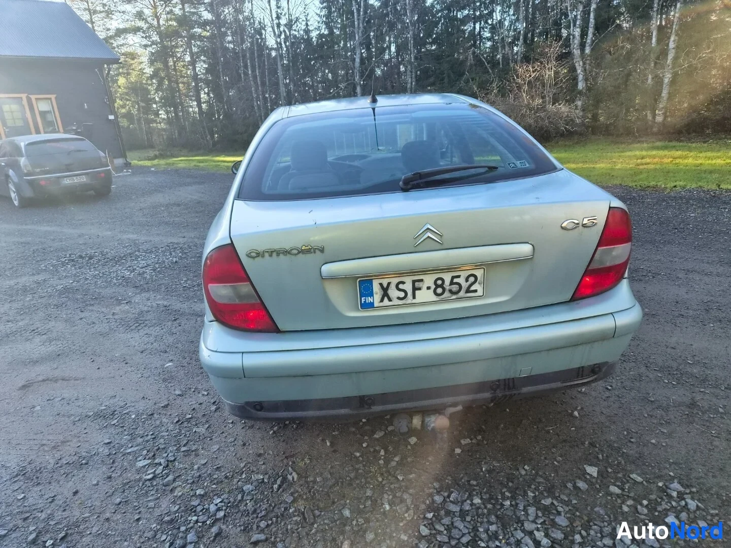 Harmaa Citroen C5 2003, takaa, kuva 13