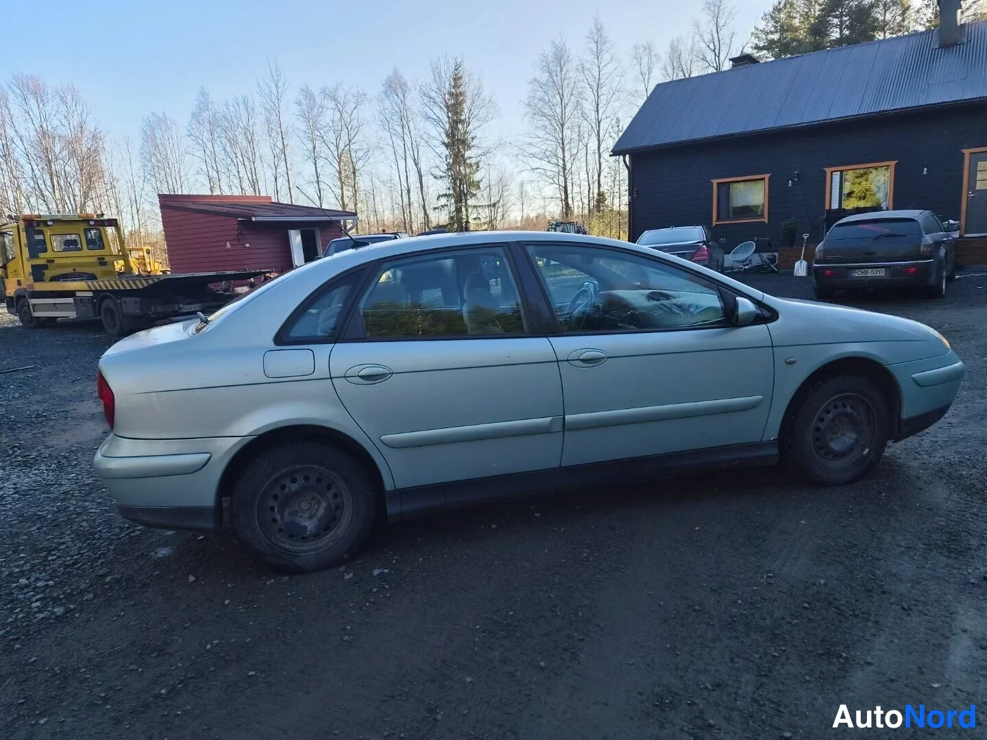 Harmaa Citroen C5 2003, takaviisto, kuva 10