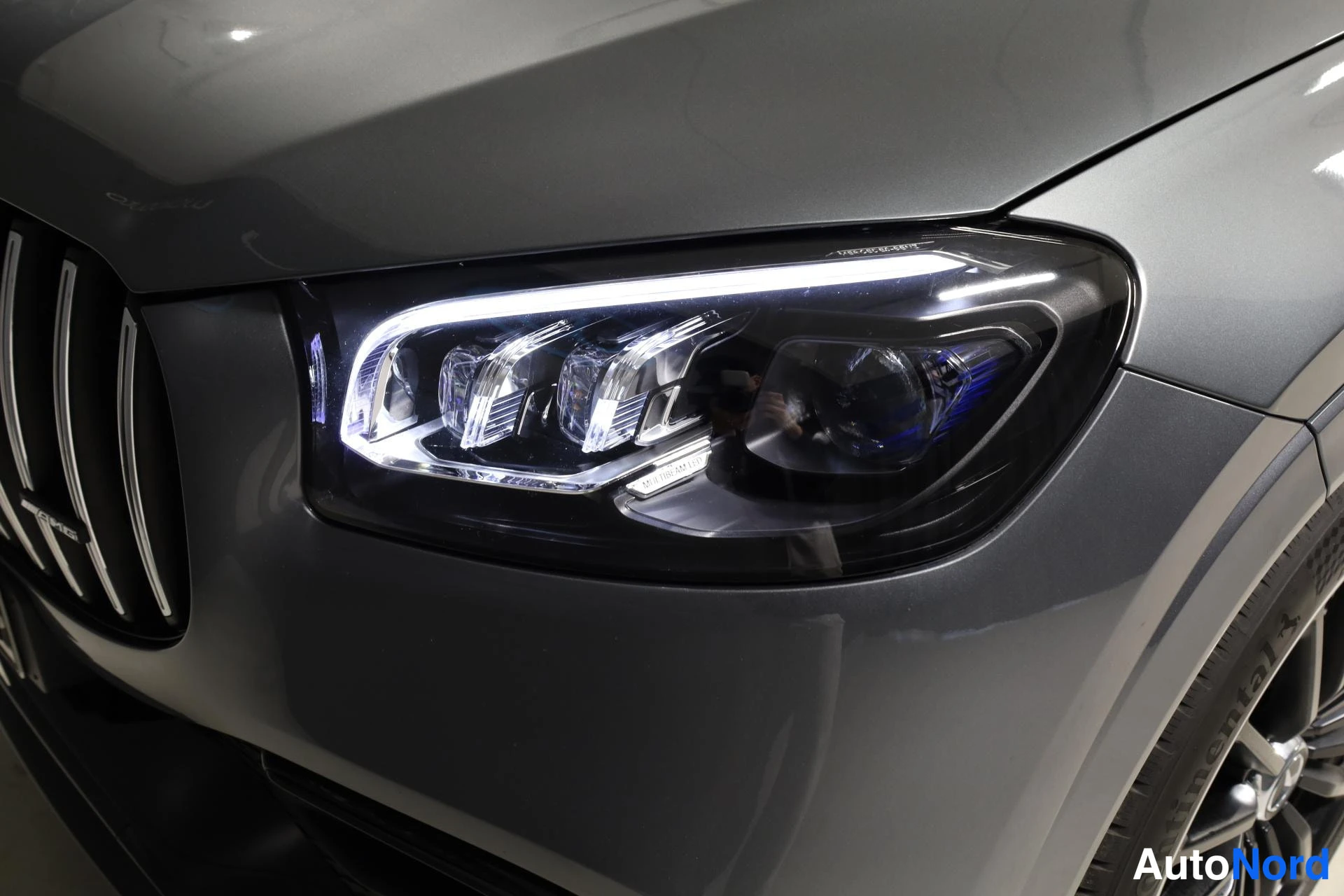 Harmaa Mercedes-Benz GLS 2022, yksityiskohta, kuva 19