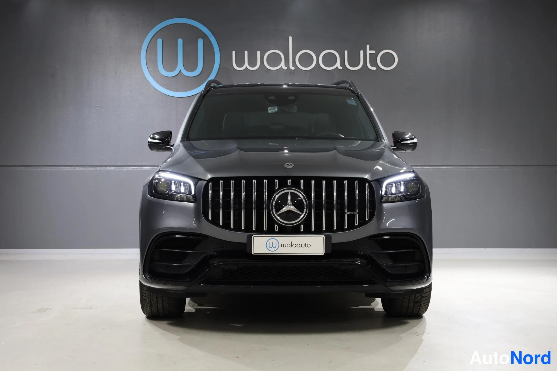 Harmaa Mercedes-Benz GLS 2022, edestä, kuva 2