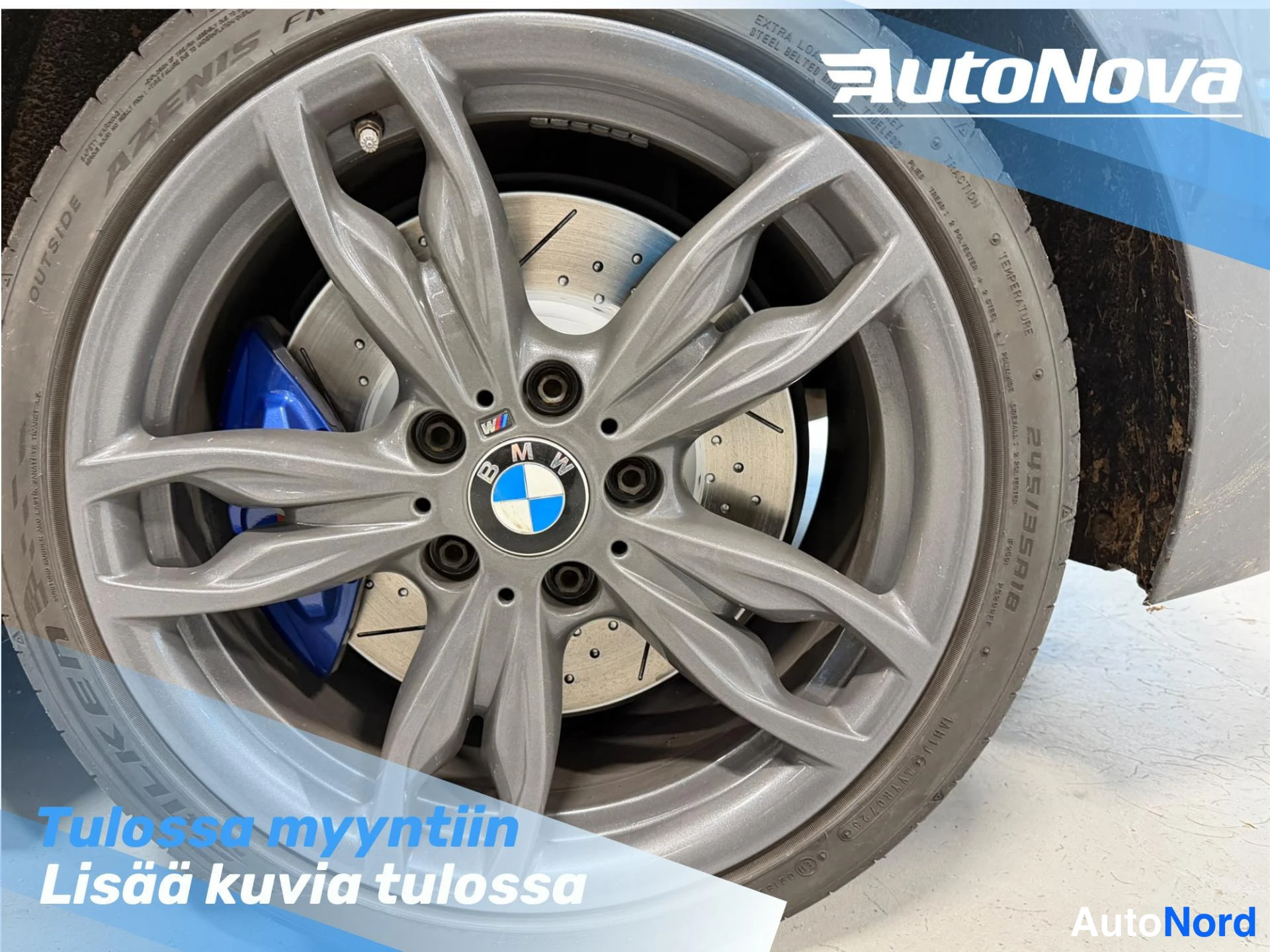 Harmaa BMW M140i 2017, yksityiskohta, kuva 6