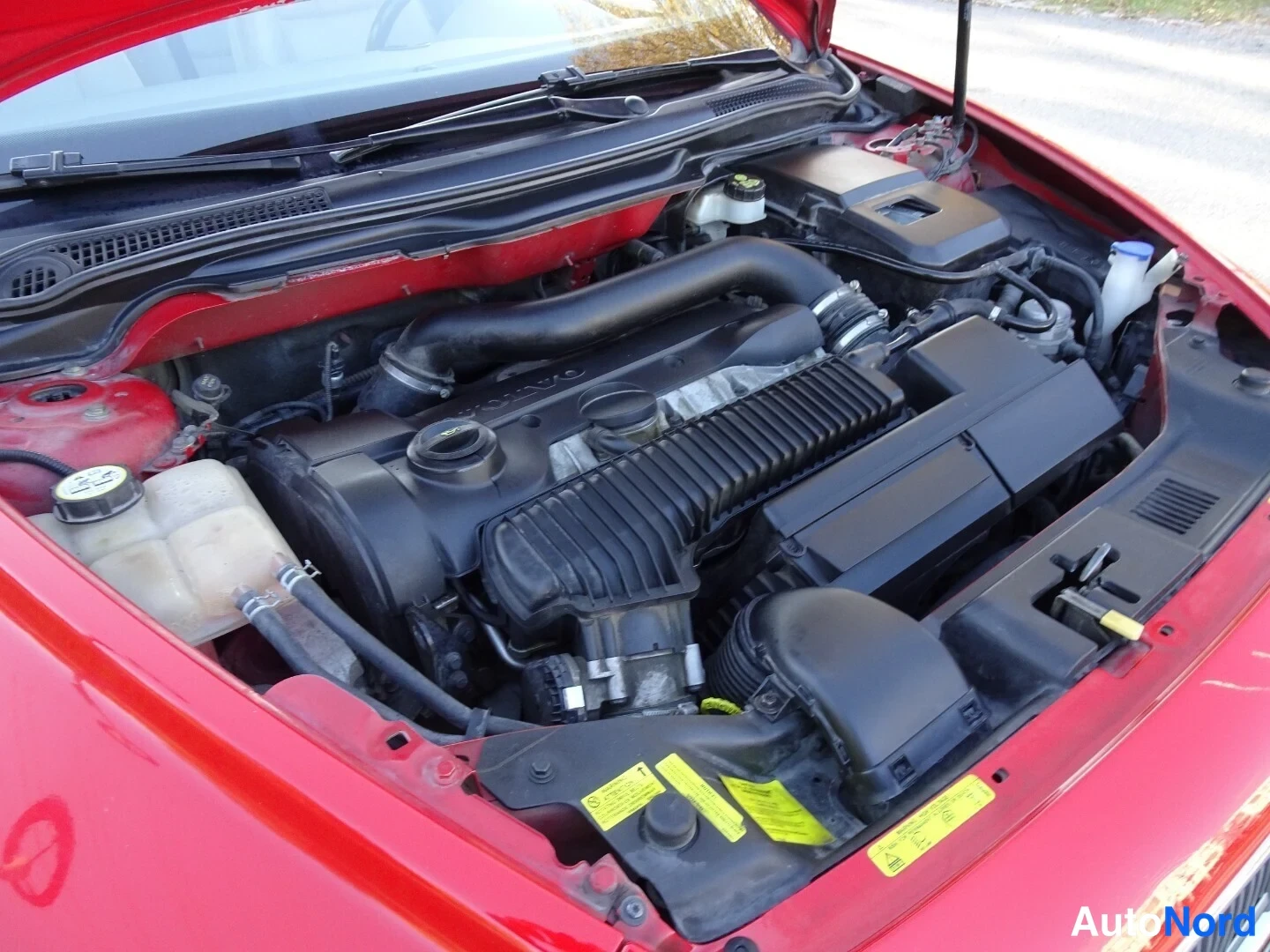 Red Volvo V50 2005, engine bay, photo 26