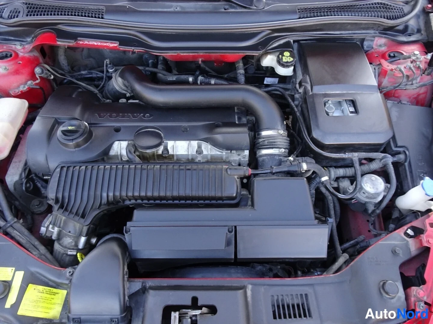 Red Volvo V50 2005, engine bay, photo 27