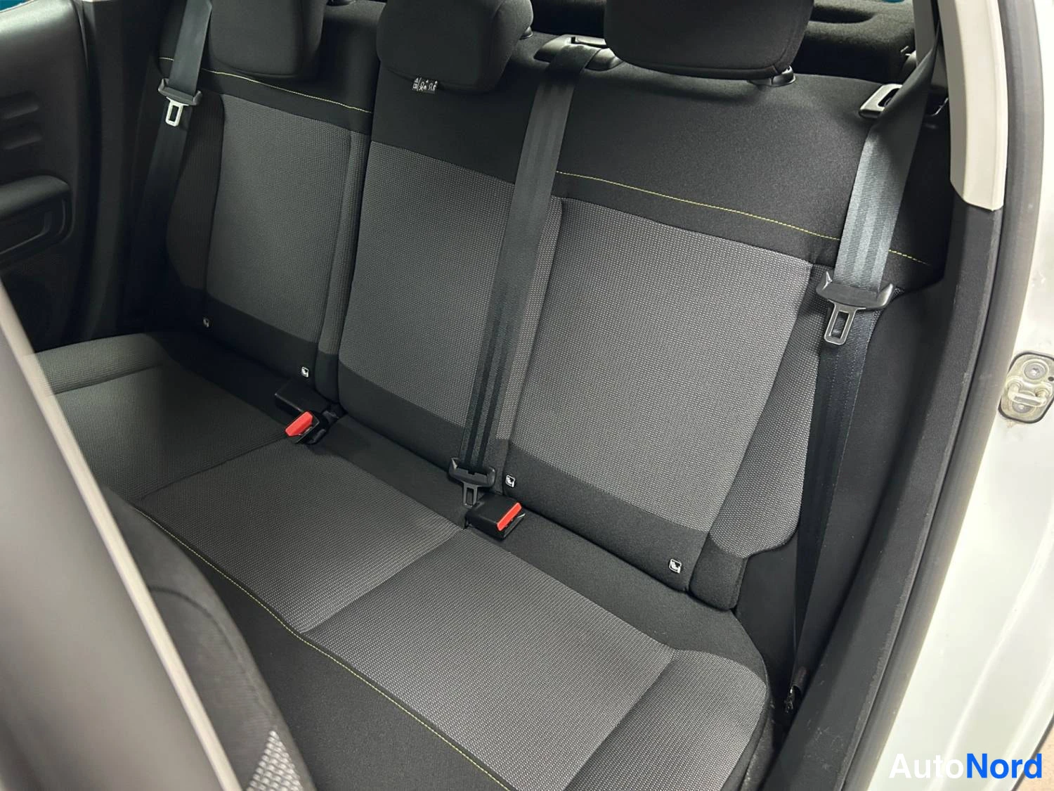 White Citroen C3 2021, rear seats, photo 13