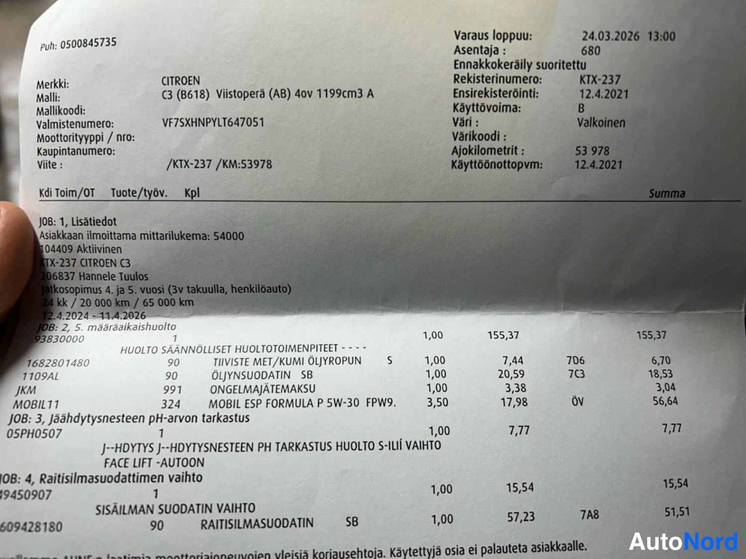 White Citroen C3 2021, document, photo 24