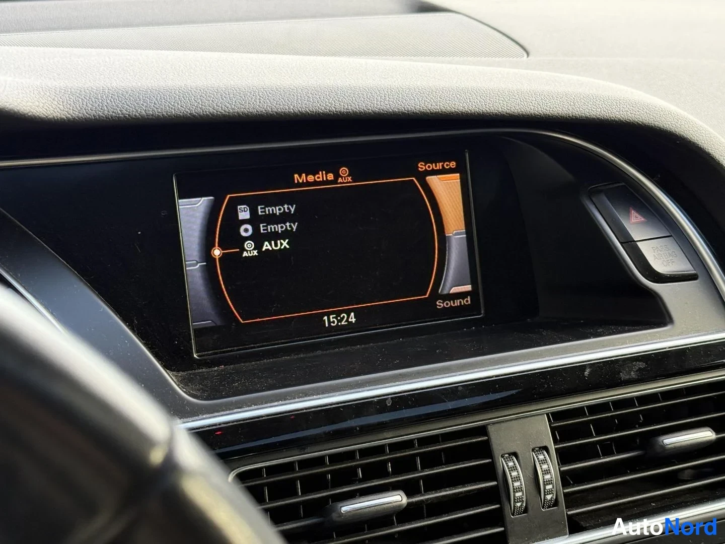 White Audi A5 Sportback 2014, detail, photo 12