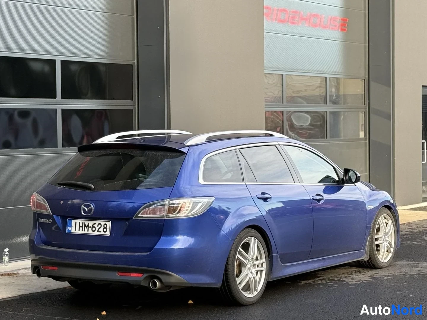 Blue Mazda 6 2009, rear three-quarter, photo 3