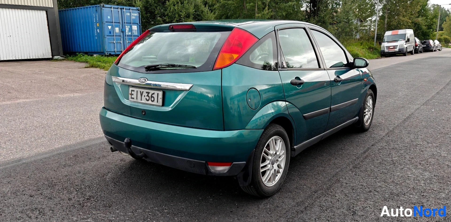 Vihreä Ford Focus 1999, takaviisto, kuva 6