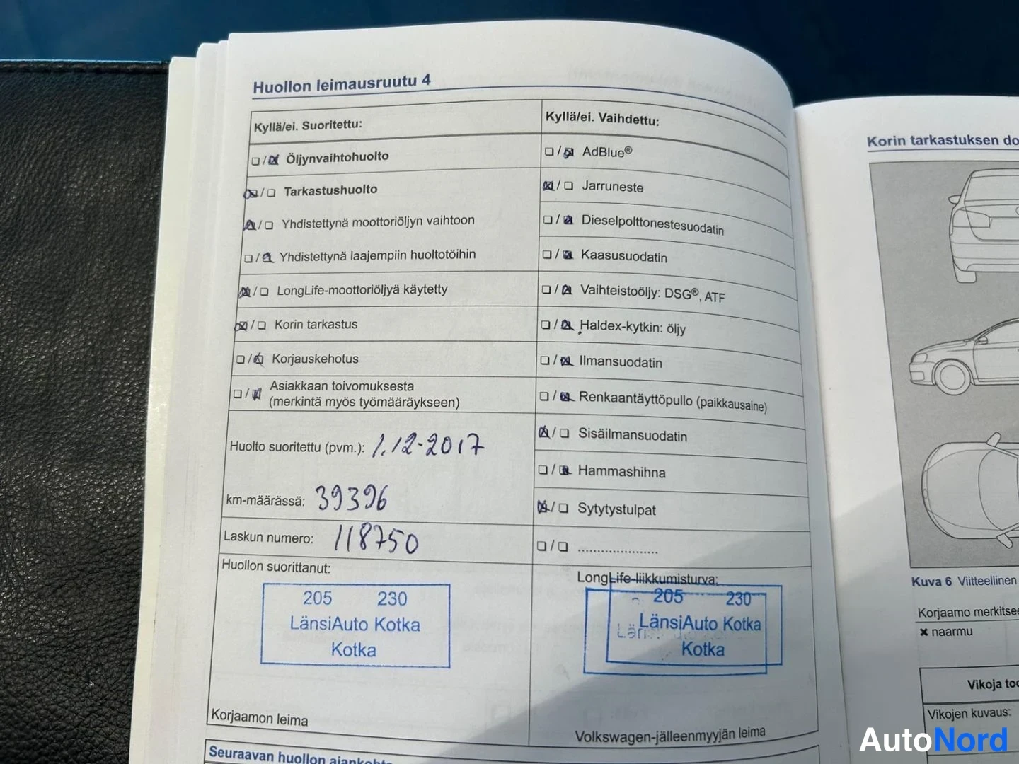 Sininen Volkswagen Polo 2014, asiakirja, kuva 17