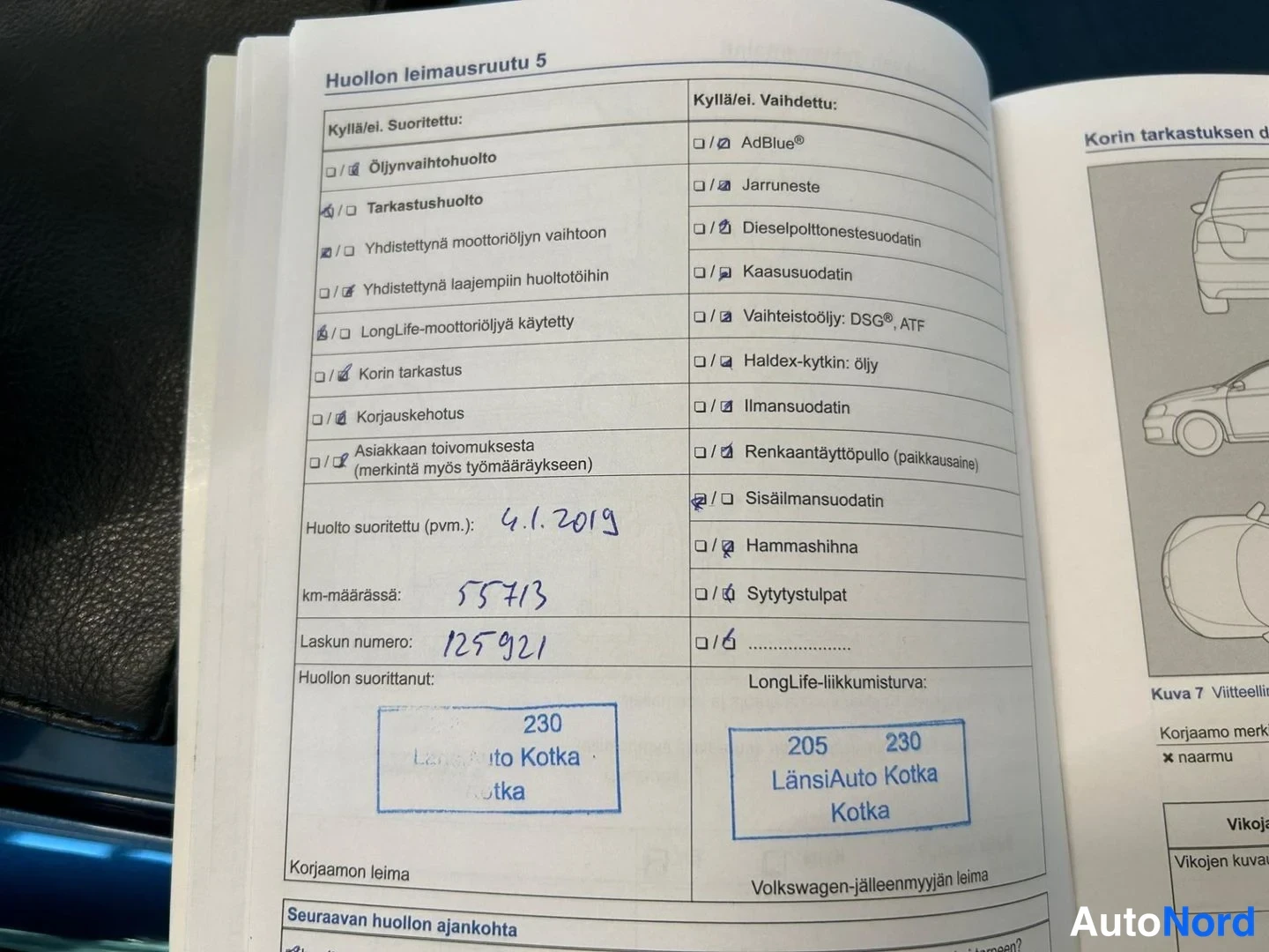 Sininen Volkswagen Polo 2014, asiakirja, kuva 18
