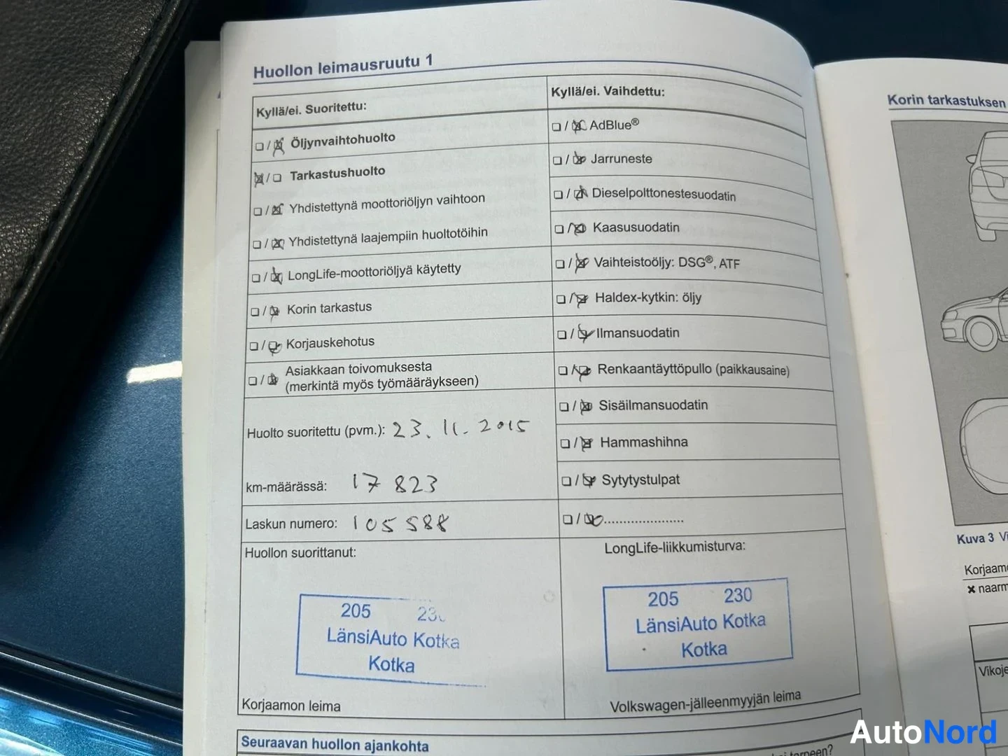 Sininen Volkswagen Polo 2014, asiakirja, kuva 21