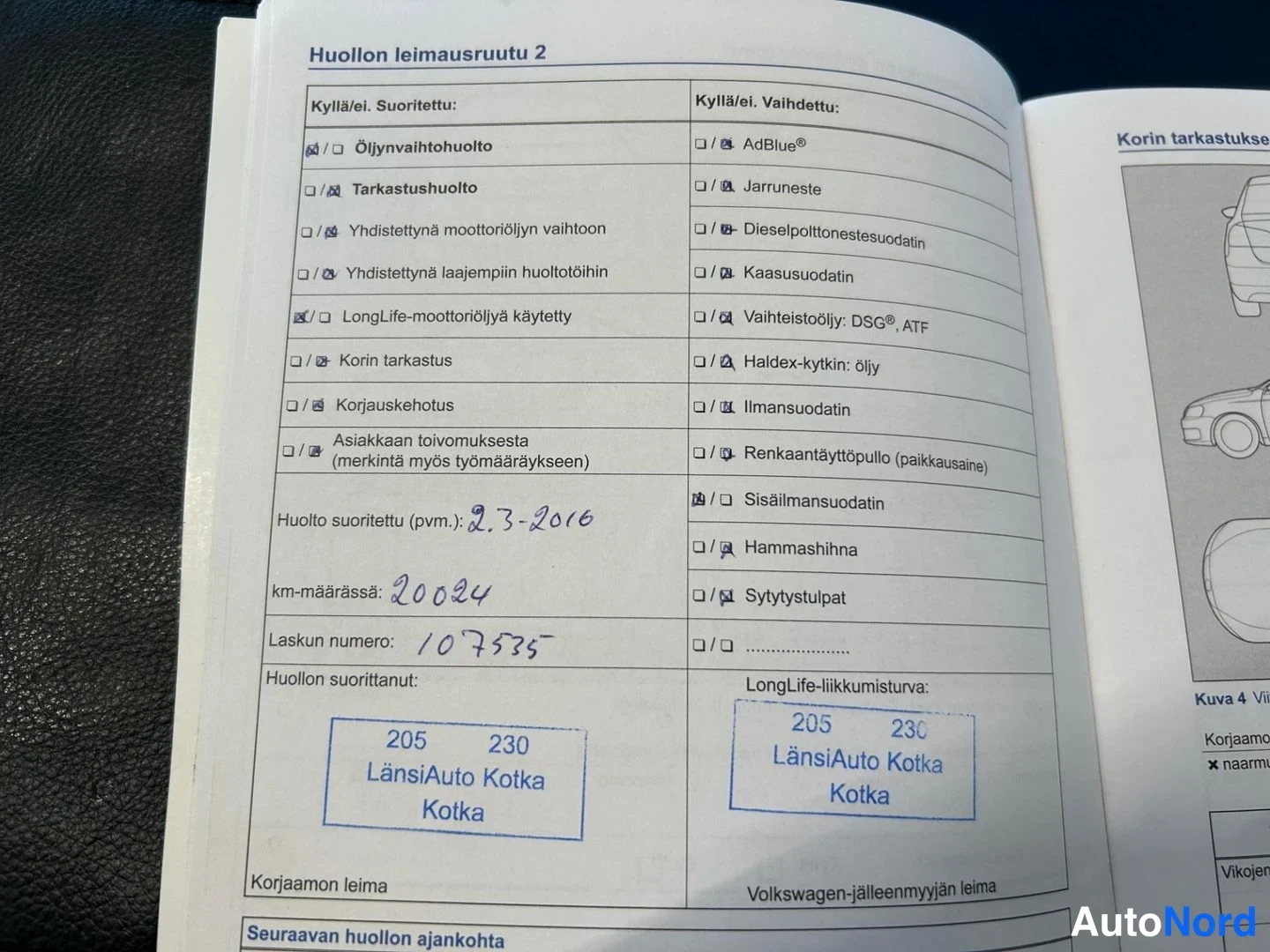 Sininen Volkswagen Polo 2014, asiakirja, kuva 22