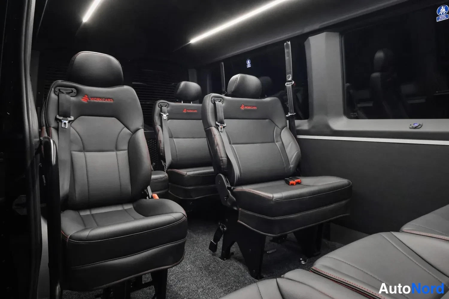 Black Mercedes-Benz Sprinter 2026, rear seats, photo 10