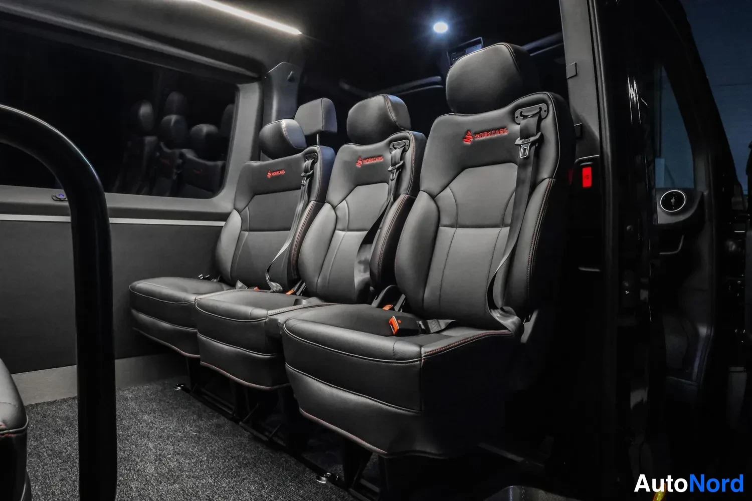 Black Mercedes-Benz Sprinter 2026, rear seats, photo 11
