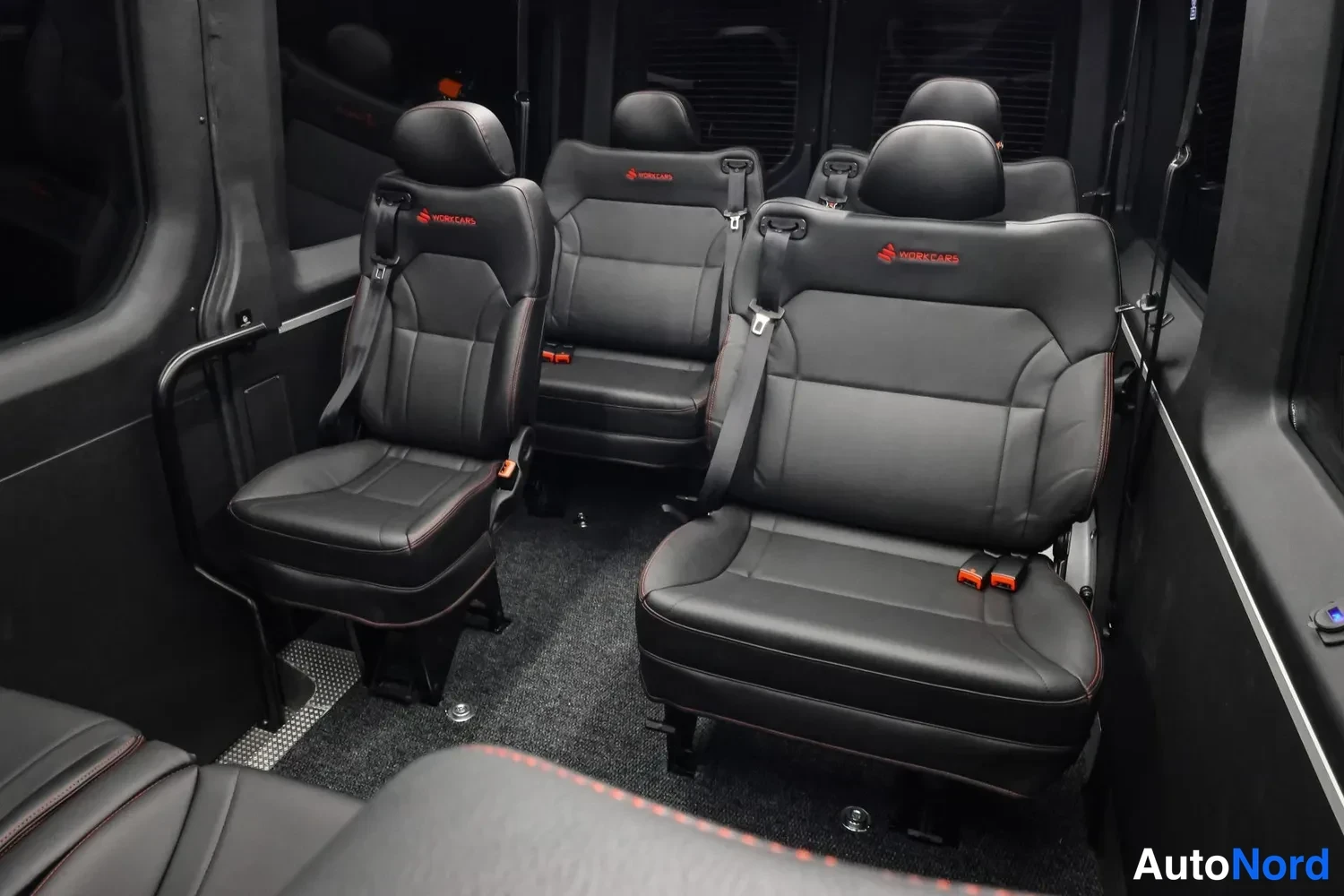 Black Mercedes-Benz Sprinter 2026, rear seats, photo 12
