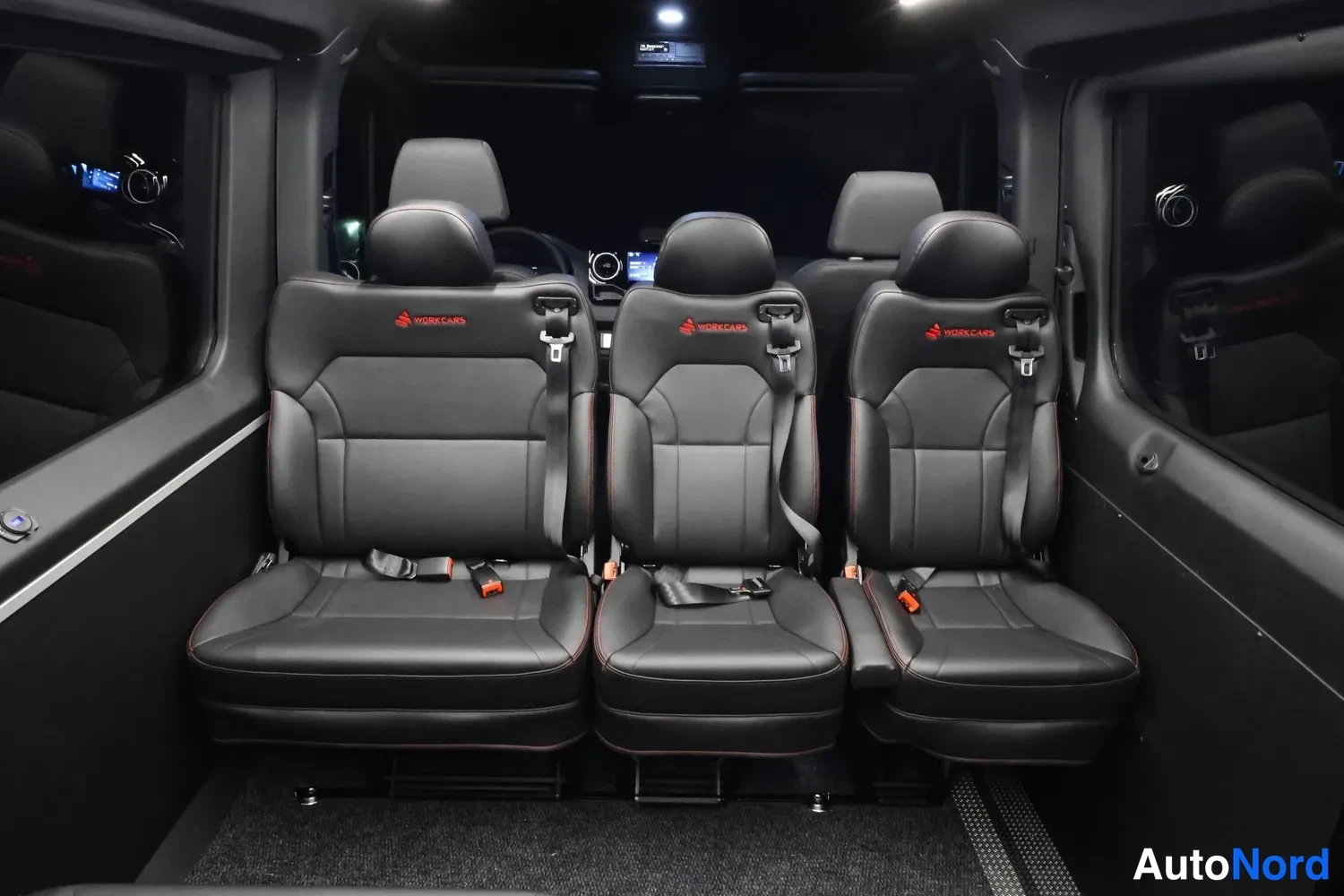 Black Mercedes-Benz Sprinter 2026, rear seats, photo 15