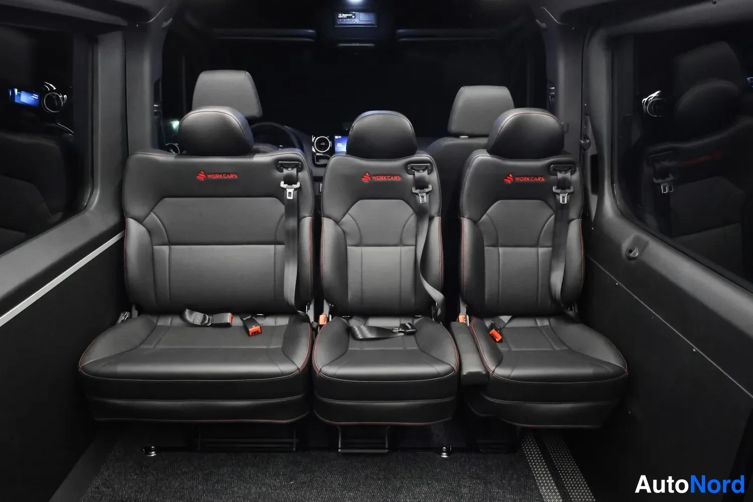 Black Mercedes-Benz Sprinter 2026, rear seats, photo 16