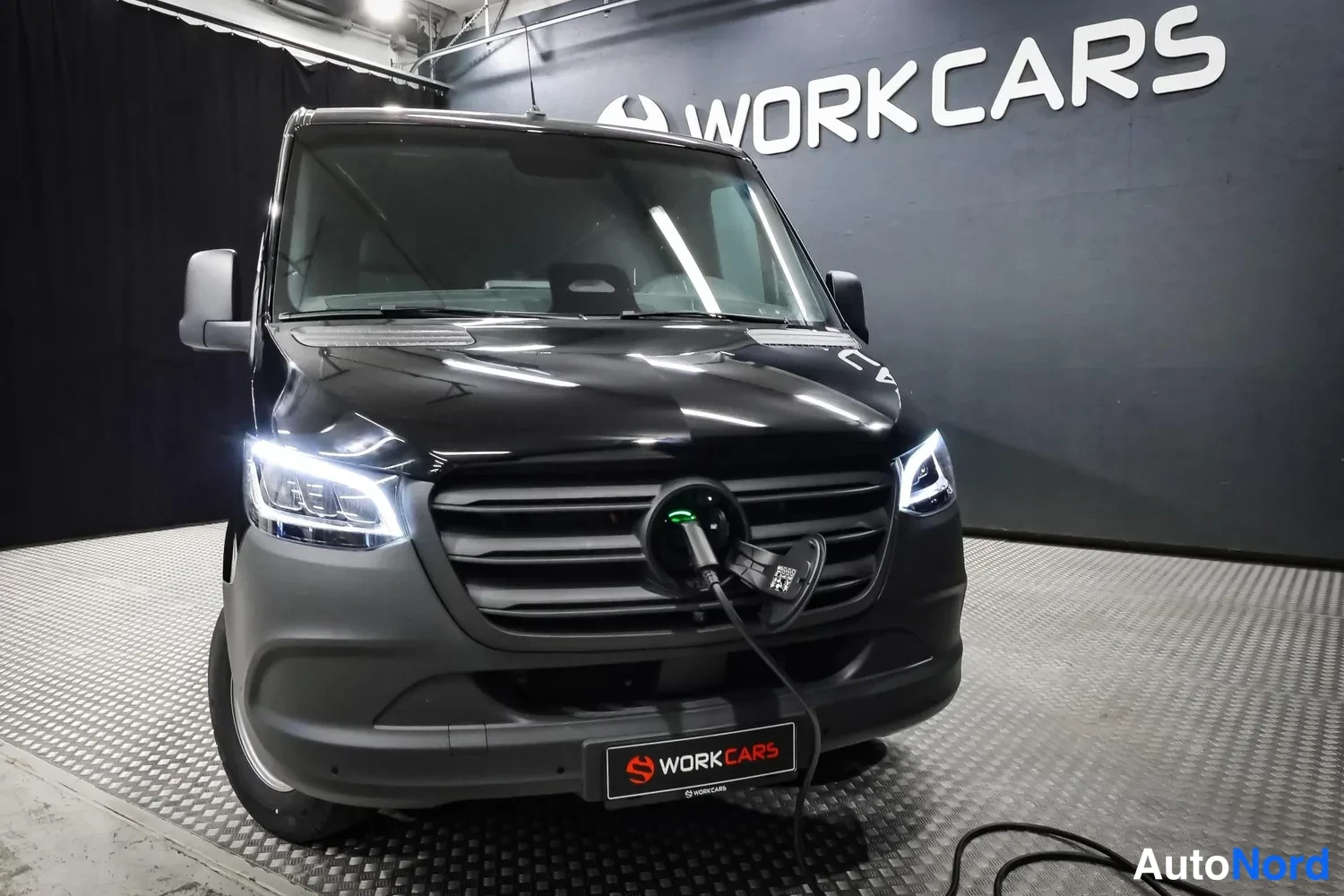 Black Mercedes-Benz Sprinter 2026, front, photo 3
