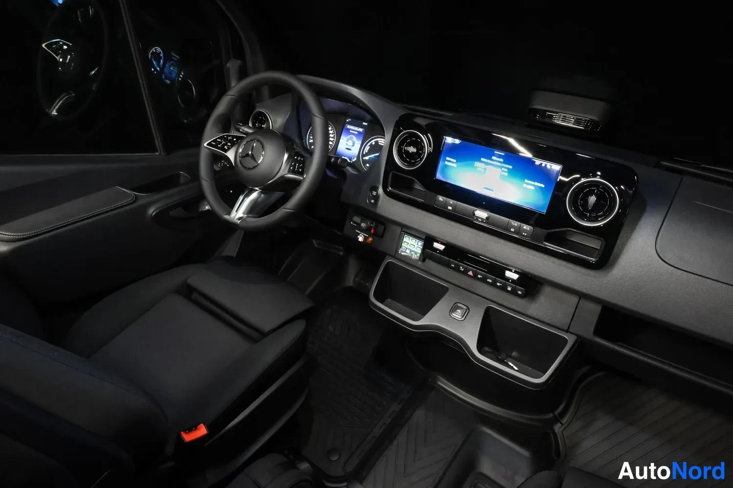 Black Mercedes-Benz Sprinter 2026, cockpit, photo 5