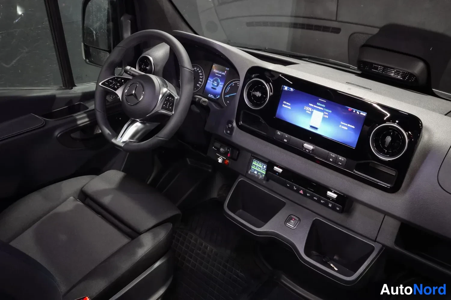Black Mercedes-Benz Sprinter 2026, cockpit, photo 7