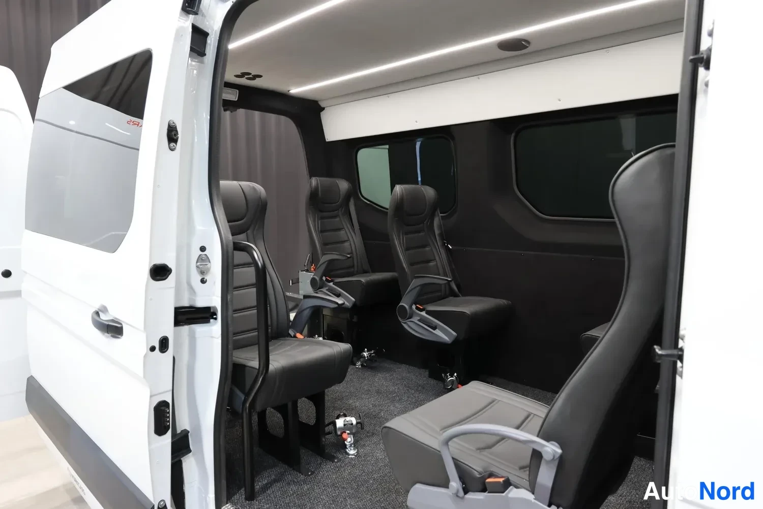 White Renault Master 2026, rear seats, photo 20