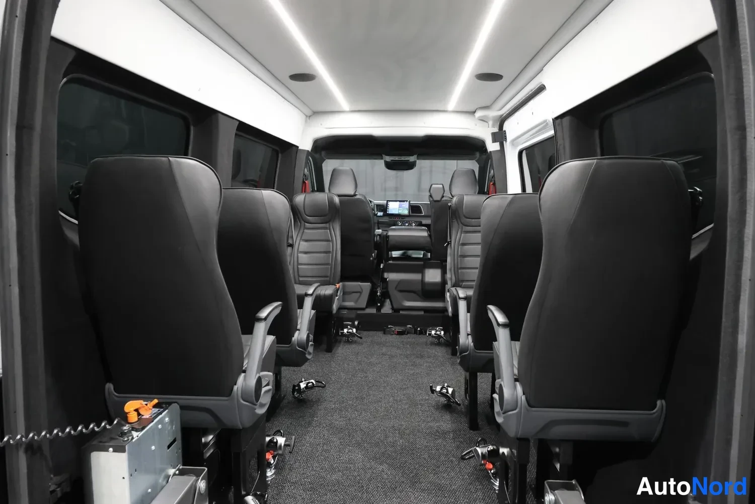 White Renault Master 2026, rear seats, photo 23