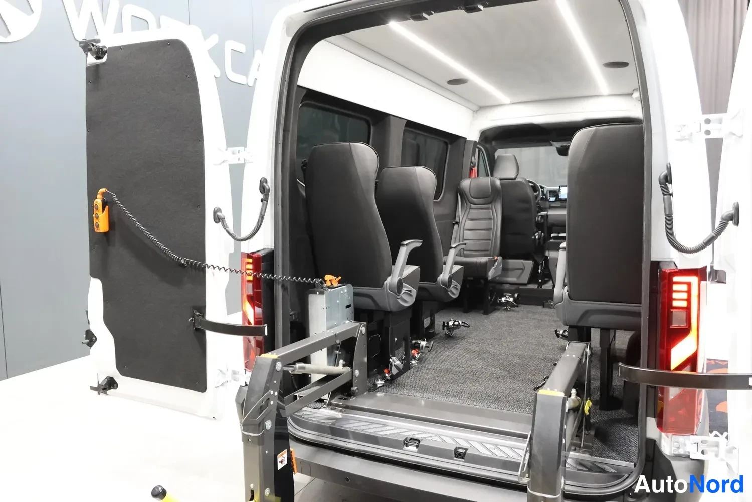 White Renault Master 2026, rear seats, photo 24