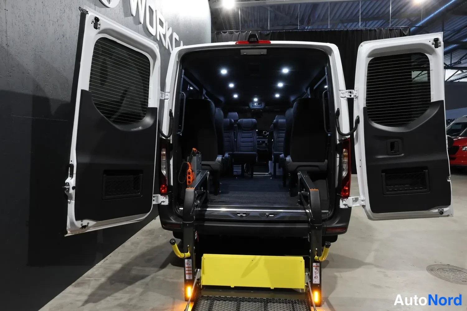 White Mercedes-Benz Sprinter 2026, rear, photo 10