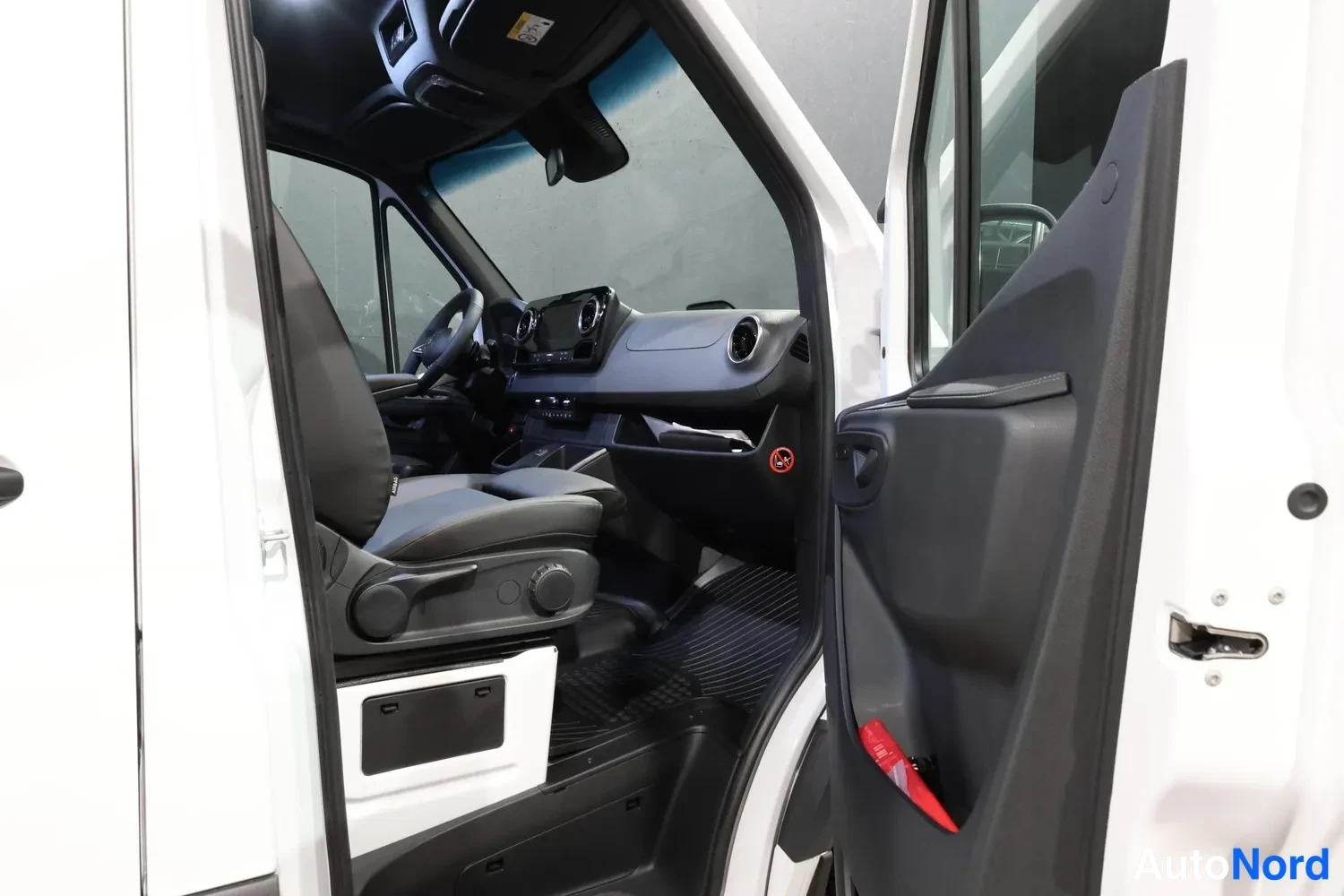White Mercedes-Benz Sprinter 2026, cockpit, photo 11