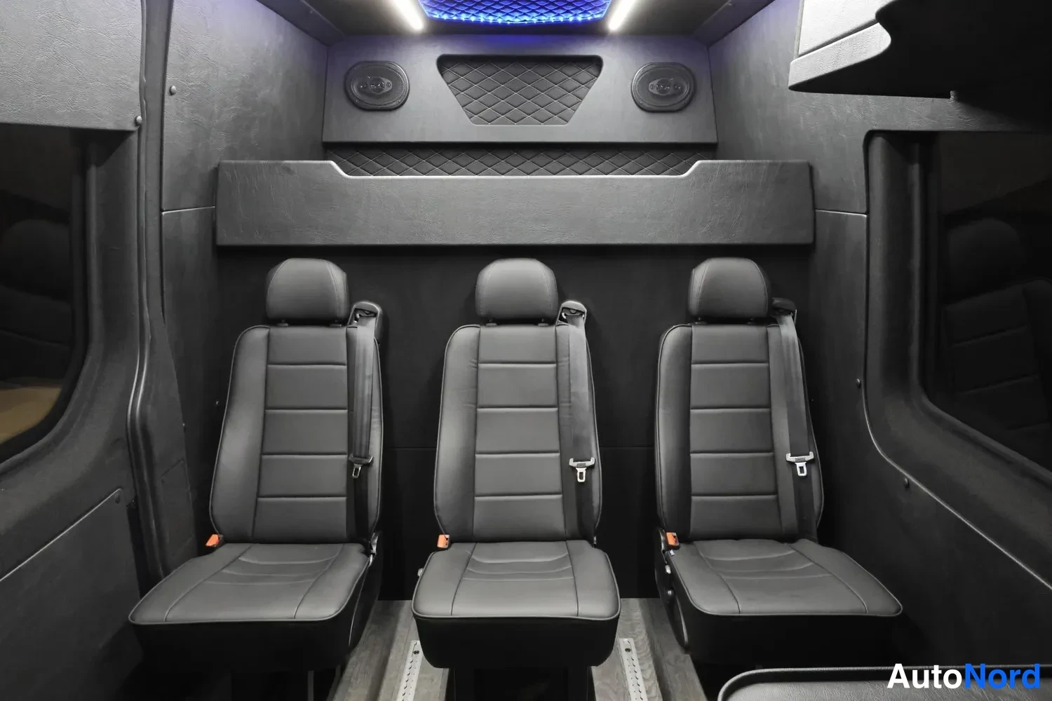 Blue Mercedes-Benz Sprinter 2026, rear seats, photo 16