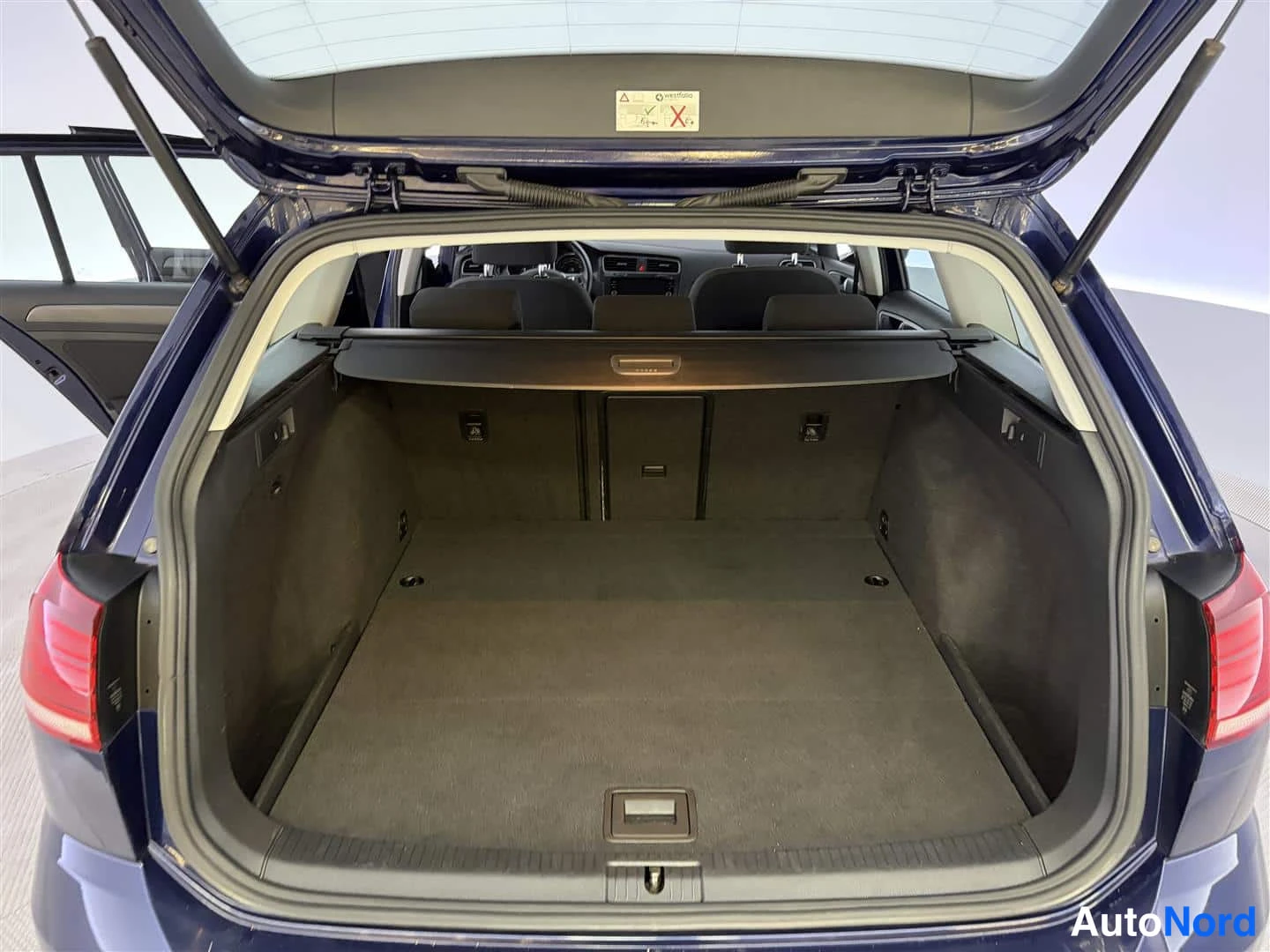 Blue Volkswagen Golf 2017, photo 19
