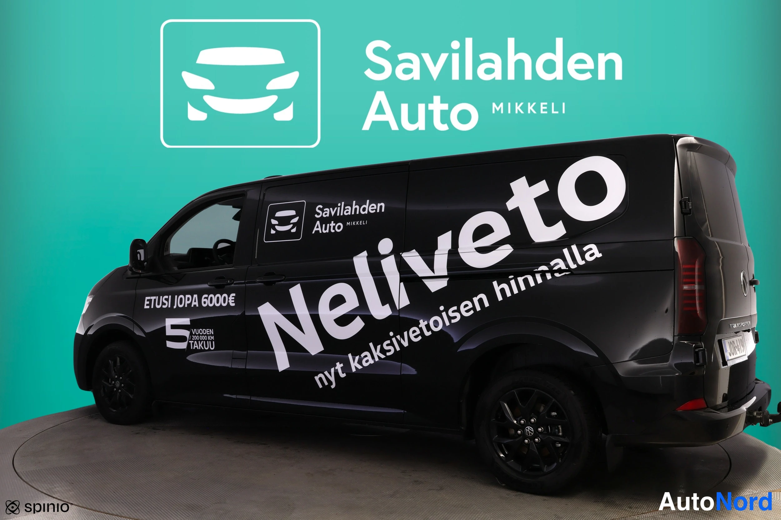Musta Volkswagen Transporter 2026, kuva 3