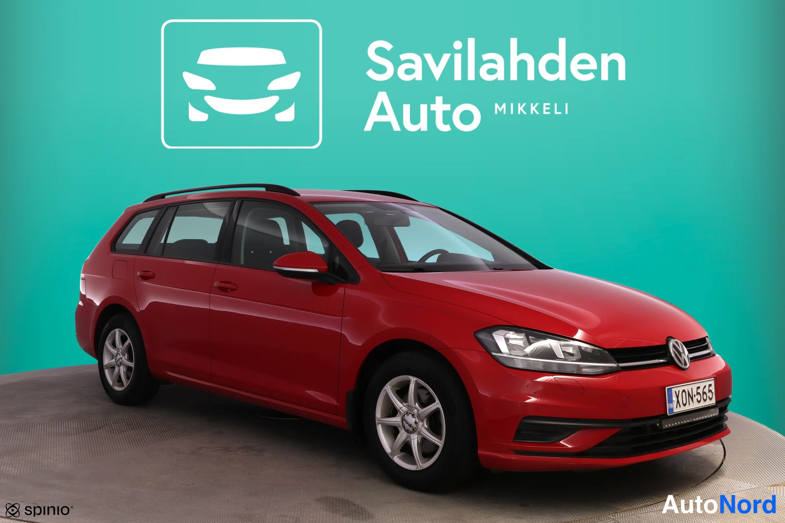 Punainen Volkswagen Golf 2018, kuva 12